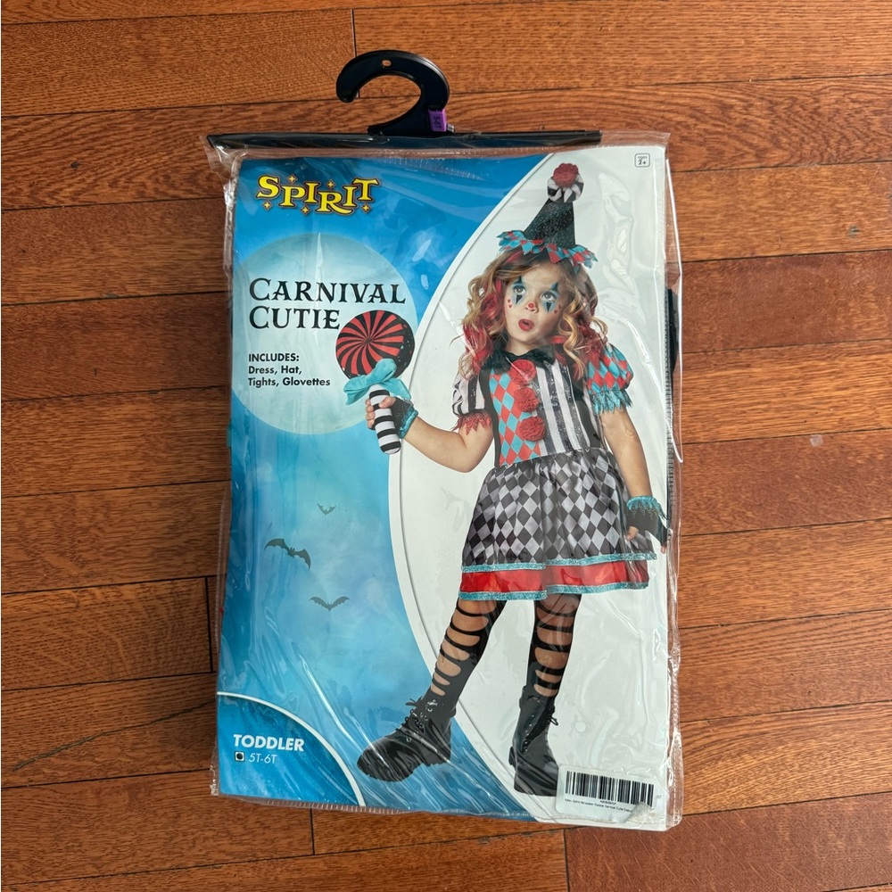 Spirit Carnival Cutie Toddler Costume - Red, Black, White Toddler 3T-4T